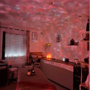 ambiance massage essences d’ailleurs cabine bien-être pelleautier