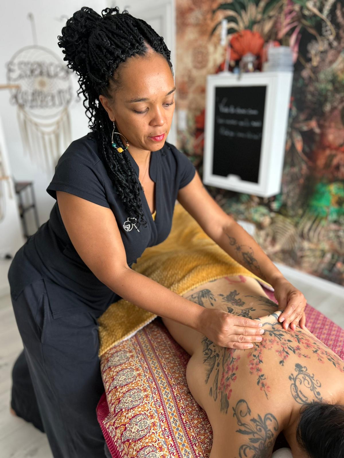 Massage sportif ciblé sur le dos